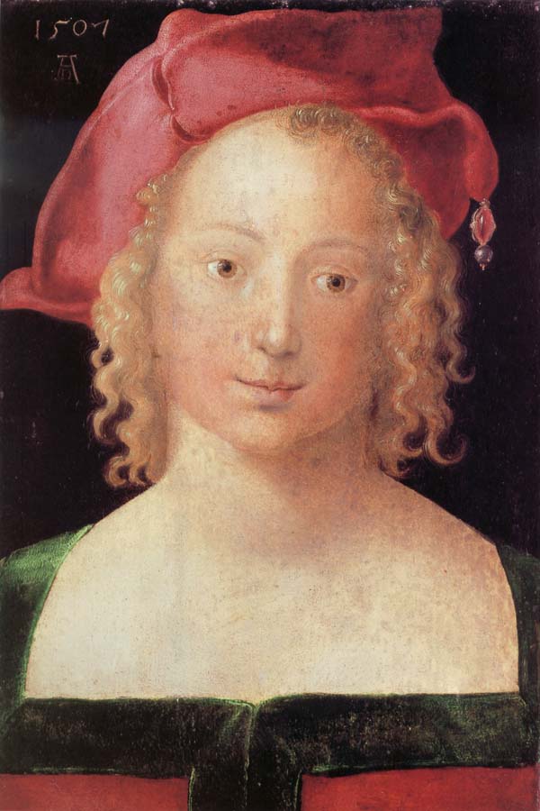 Albrecht Durer Young Woman with a Red Beret